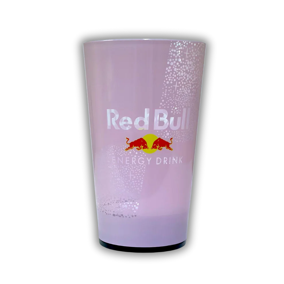 X10 Gobelet Red Bull Led Rose Clair