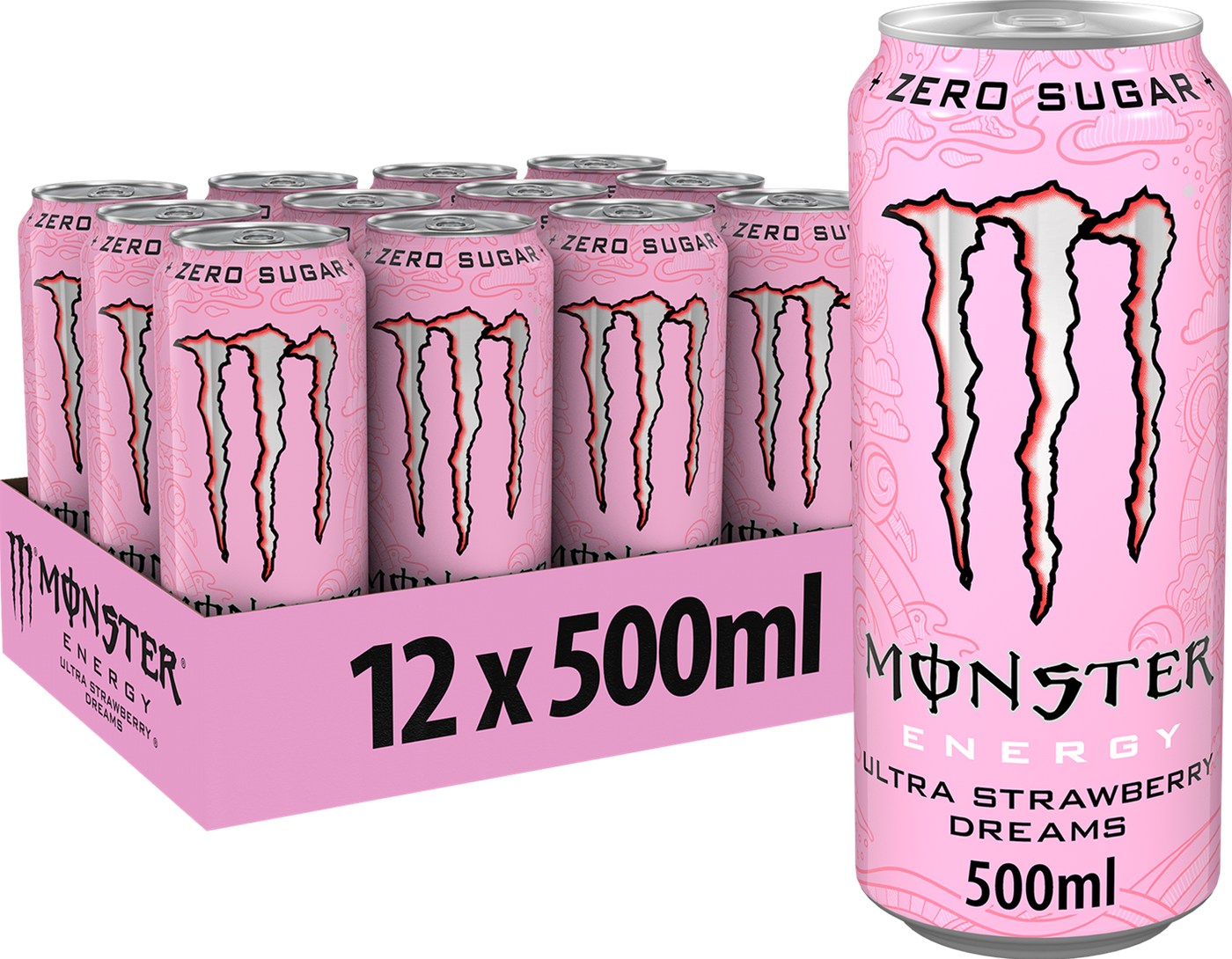 X12 Monster Energy Ultra Strawberry Dreams